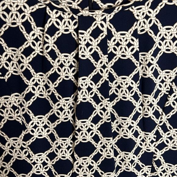 Talbots Navy Detailed Dress - Picture 2 of 5